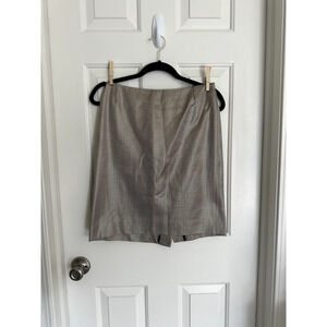 Givenchy Gold and Navy Pencil Slim Skirt Size 38 France